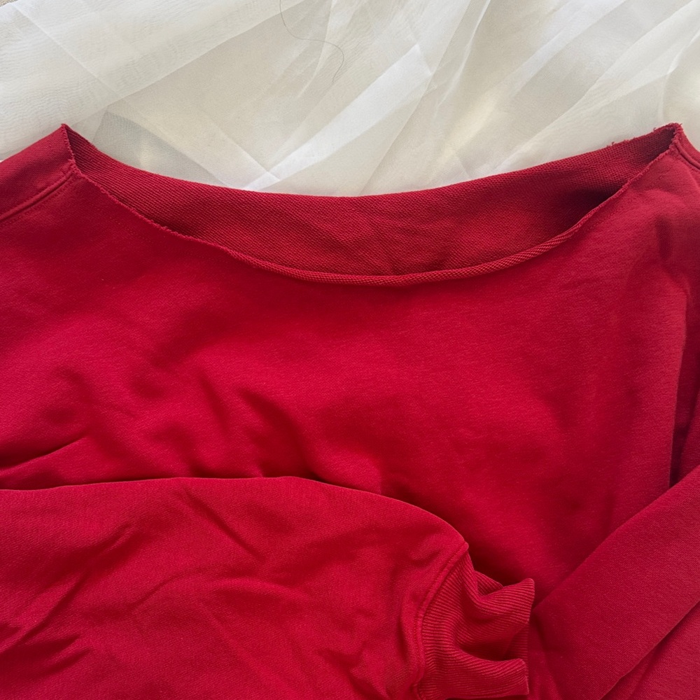 Epic Red Fabletics Set - Sports Bra, Oversized Pullover & Leggings - M/L - Picture 8 of 8